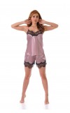 Silk pijama Desislava 1291 cappuchino